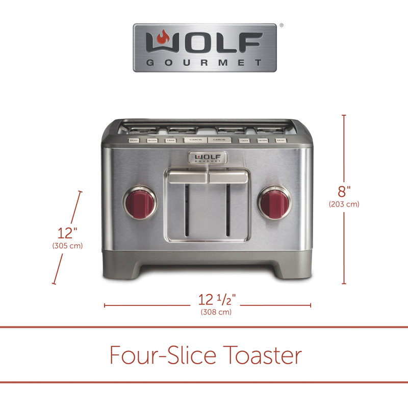 Wolf Gourmet 4 Slice Toaster Wayfair